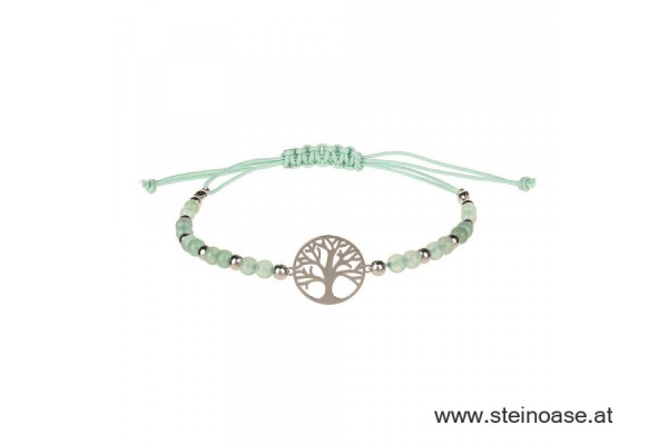 Armband Aventurin & Baum